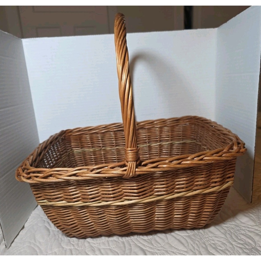 Farmers Market Basket  Cottage Core